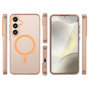 Coque de protection magnetique givré pour Galaxy A36/A56 - Orange