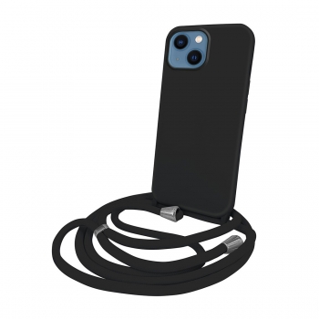 Coque premium + lacet Color lace pour iphone 13 Mini Black