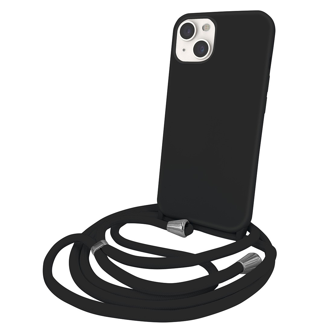 Coque premium + lacet Color lace pour iphone 13 Pro Max - Noir