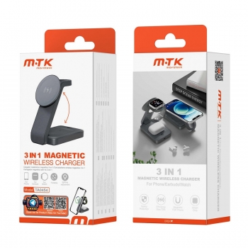 Support magnetique induction Smartphone, Airpods et Apple watch