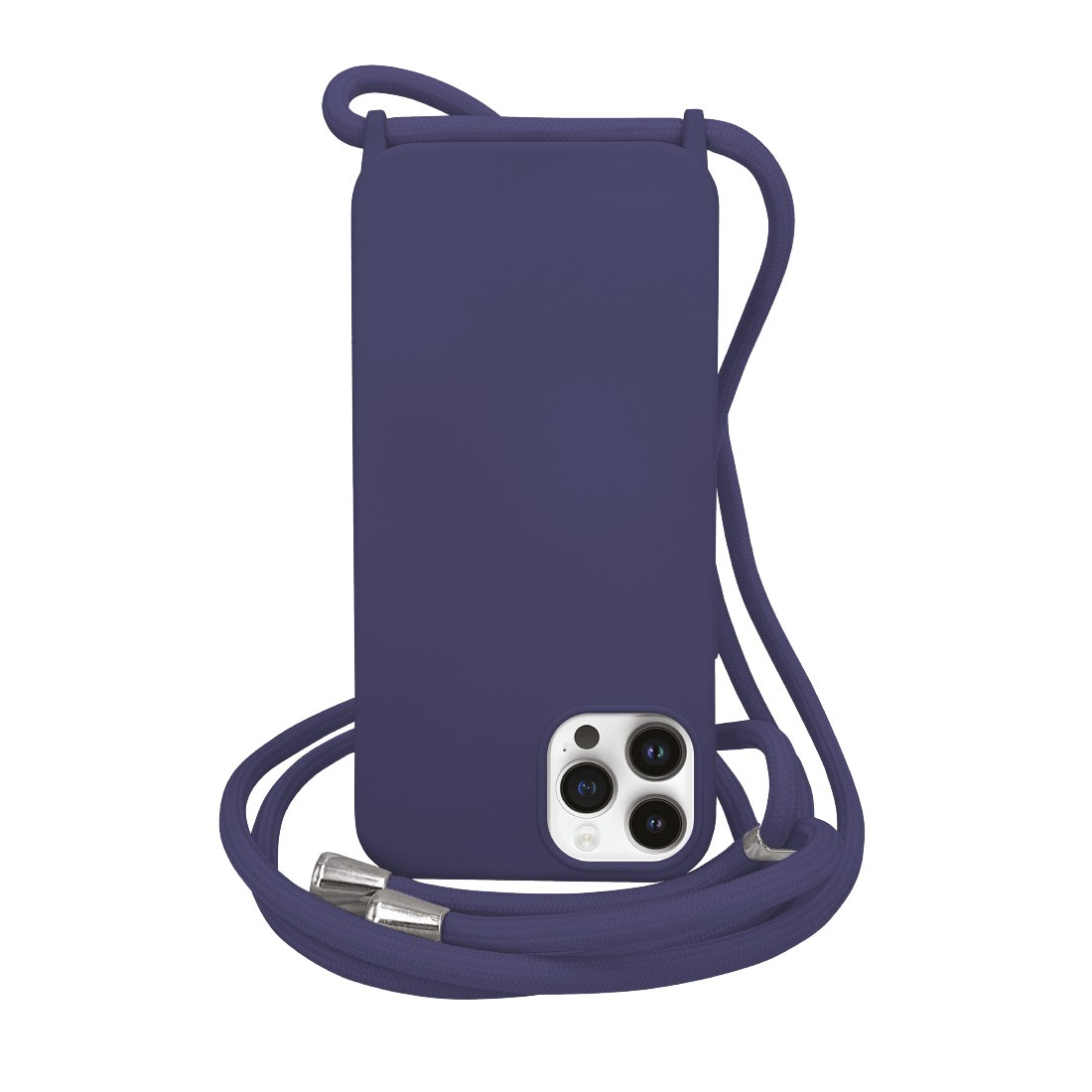 Coque premium + lacet Color lace pour iphone 16 Pro - Bleu fonçé