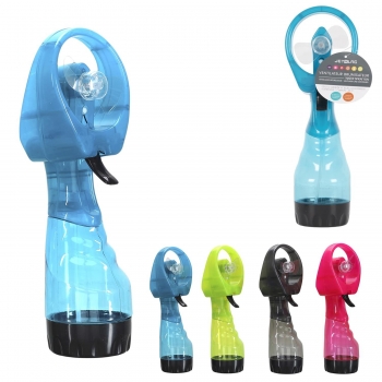 Ventilateur brumisateur 250ml - 4 couleurs assorties