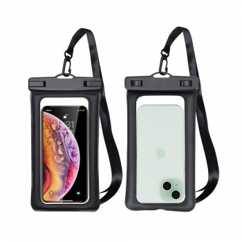 Pochette étanche et flottante pour Smartphone jusqu'à 6.9" - Bleue