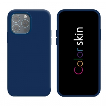Coque premium Color Skin pour iphone 15 Pro Max - Bleu marine