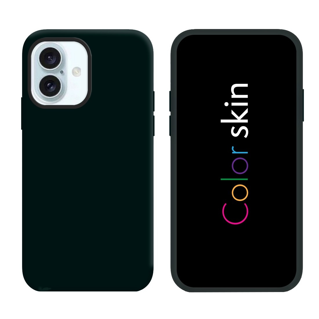 Coque premium Color Skin pour iphone 16 - noir
