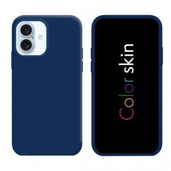 Coque premium Color Skin pour iphone 16 - Bleu marine