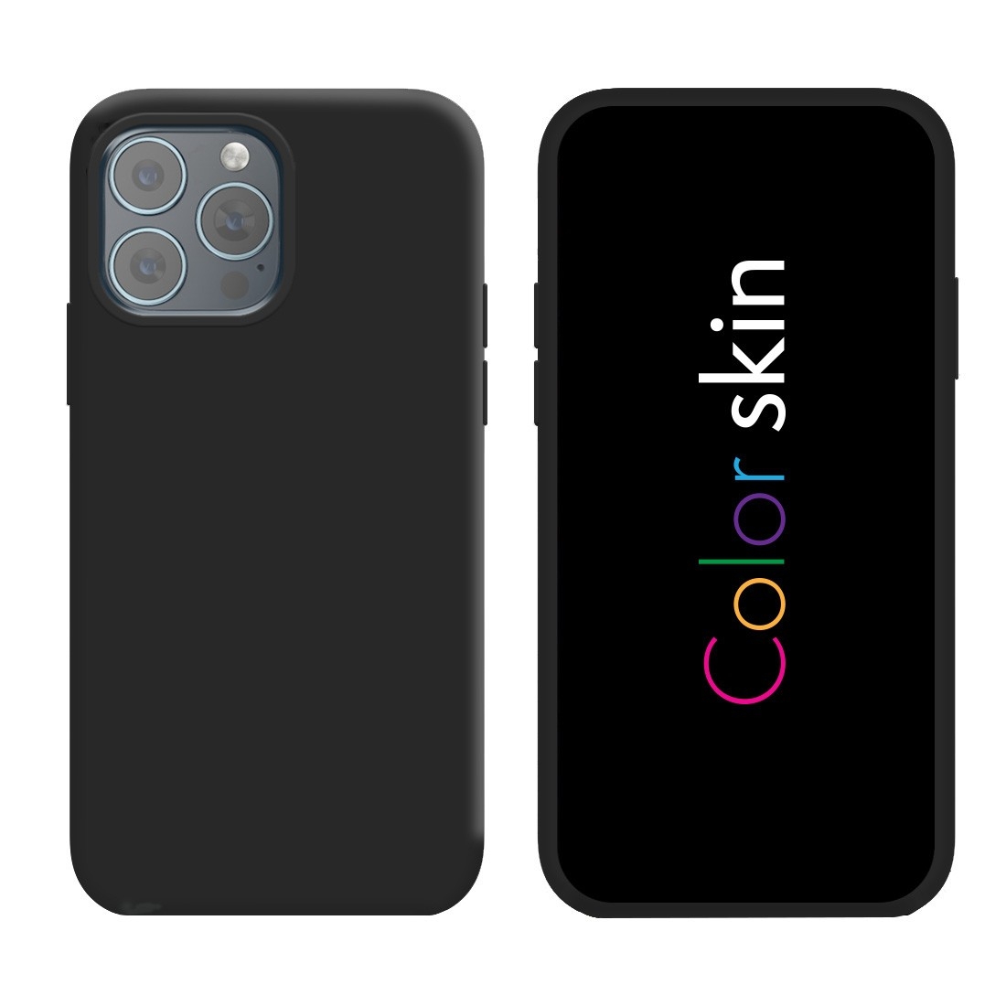 Coque premium Color Skin pour iphone 16 Pro - noir