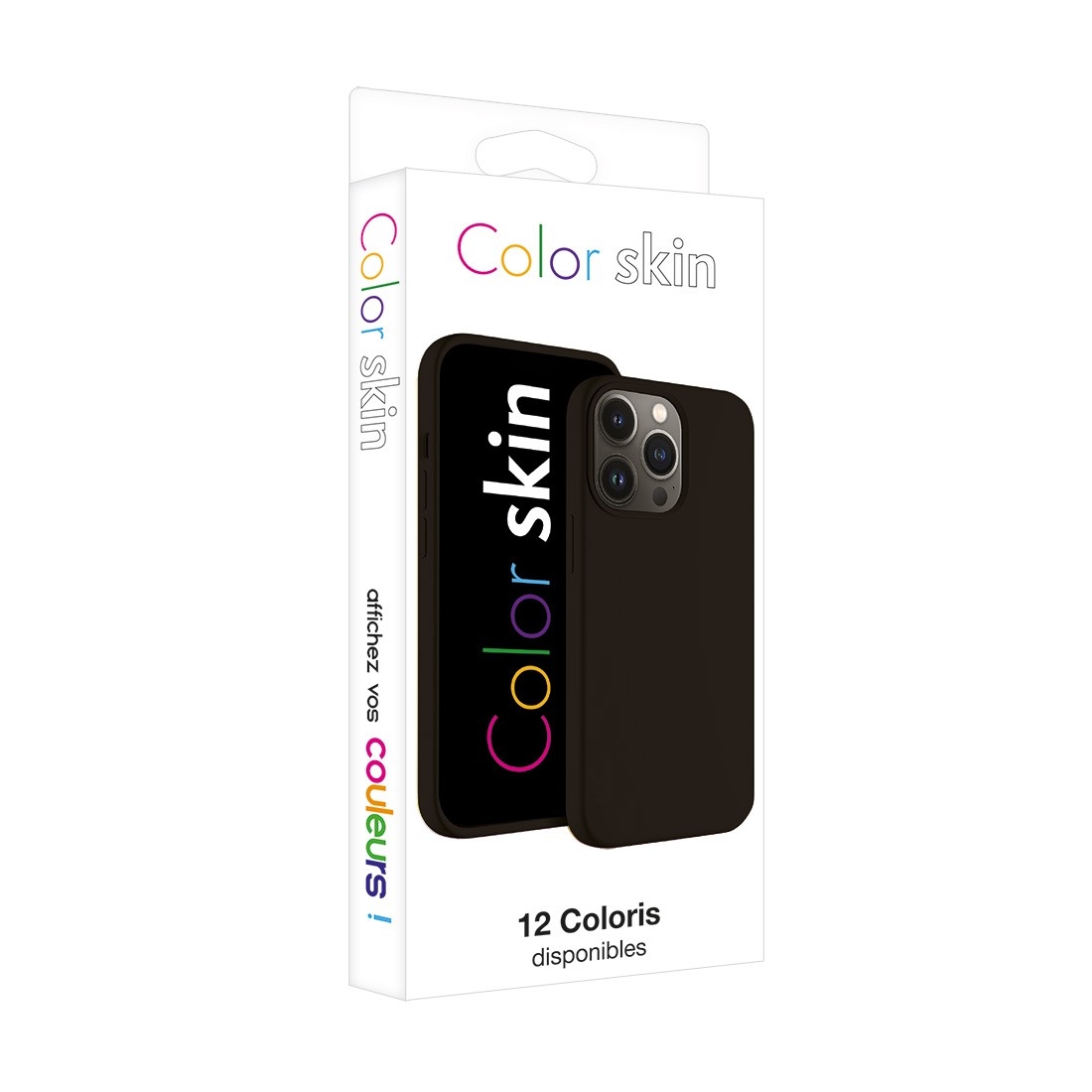 Coque premium Color Skin pour iphone 16 Pro - noir