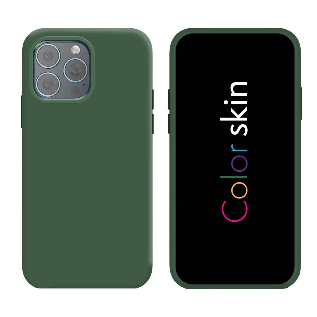 Coque premium Color Skin pour iphone 16 Pro - kaki