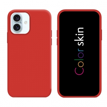 Coque premium Color Skin pour iphone 16 - rouge