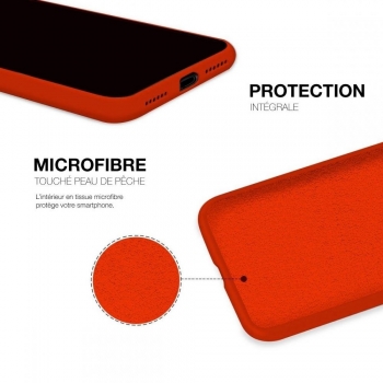 Coque premium Color Skin pour iphone 16 - rouge