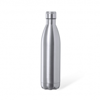 Bidon Inox avec bouchon capacité 1 litre + logo OURRY