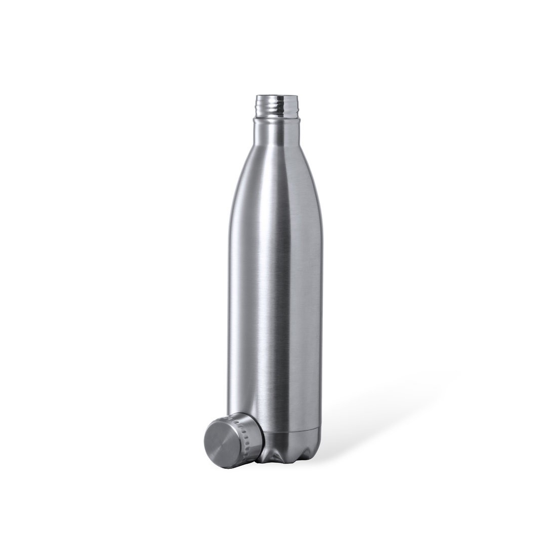 Bidon Inox avec bouchon capacité 1 litre + logo OURRY