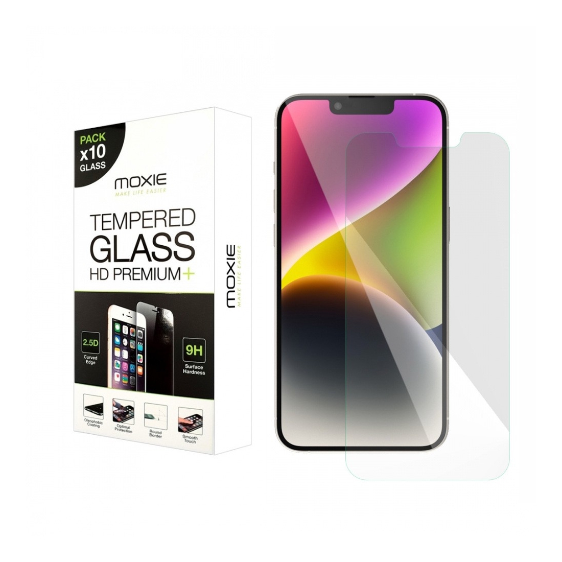 Pack x10 Protection d'écran en verre trempé iPhone 16e