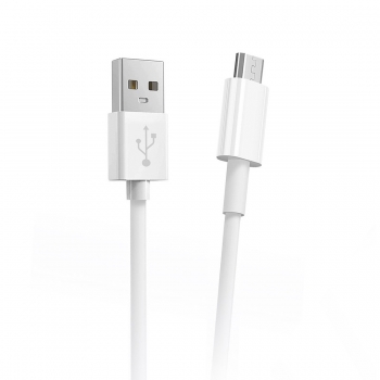 Câble data Moxie Micro USB - 1 mètre - Blanc - Sans packaging