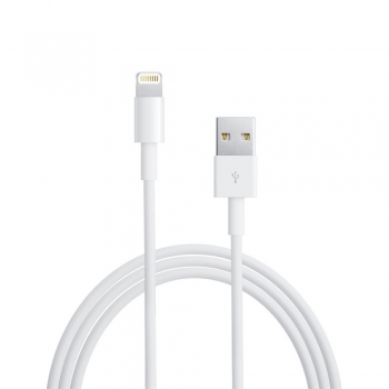 Câble Lightning pour iPhone - 1 mètre - blanc Sans Blister