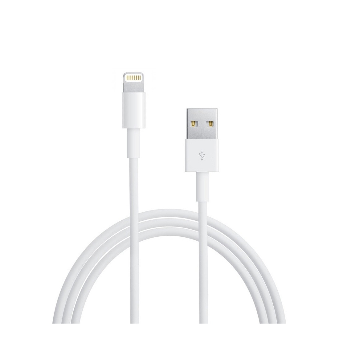 Câble Lightning pour iPhone - 1 mètre - blanc Sans Blister