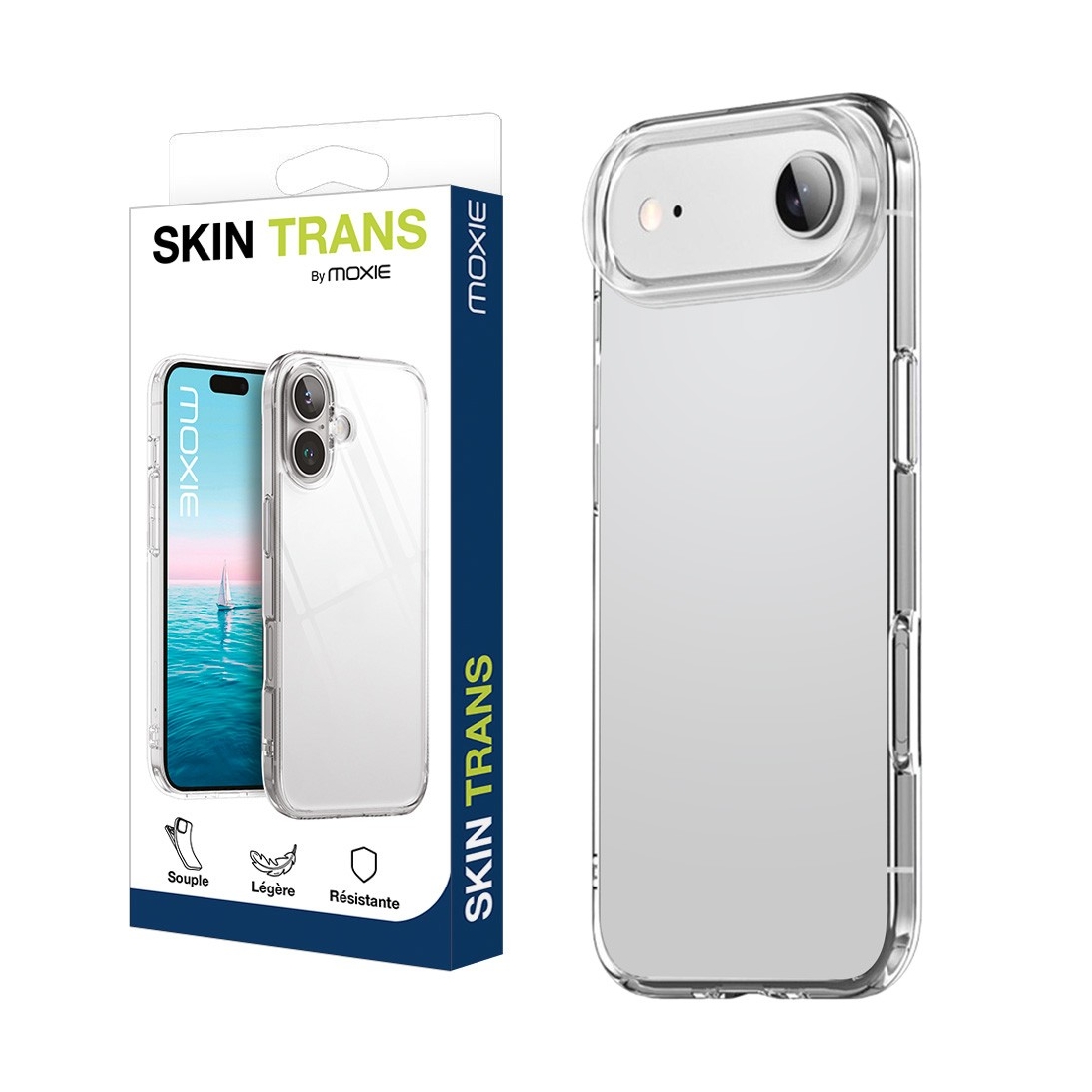 Coque ultra fine transparente en TPU pour iphone 17 Air