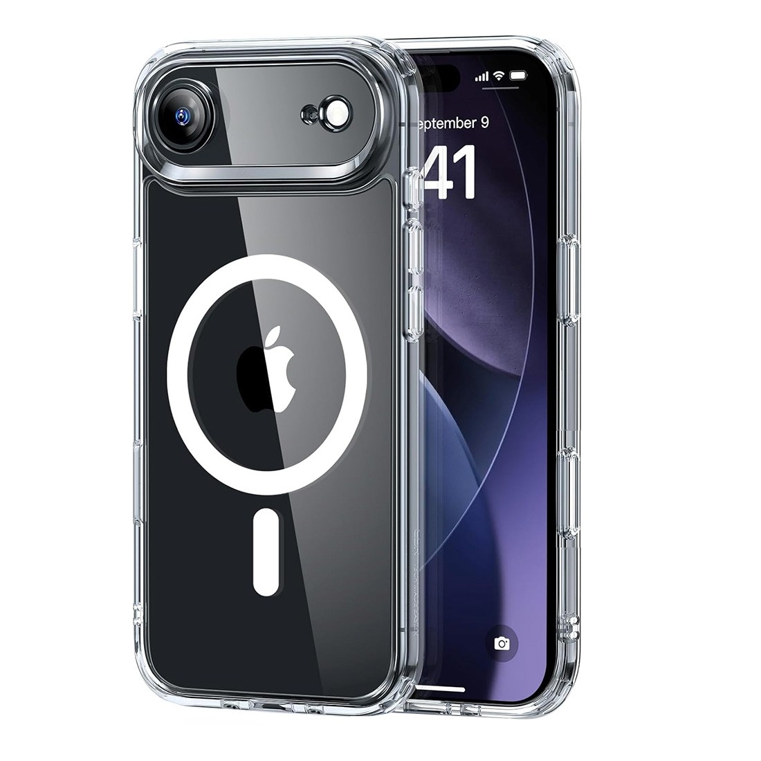 Coque transparente renforcée compatible Magsafe pour iphone 17 Air