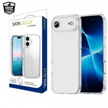 Coque renforcée Moxie transparente en TPU et Polycarbonate pour iPhone 17 Air