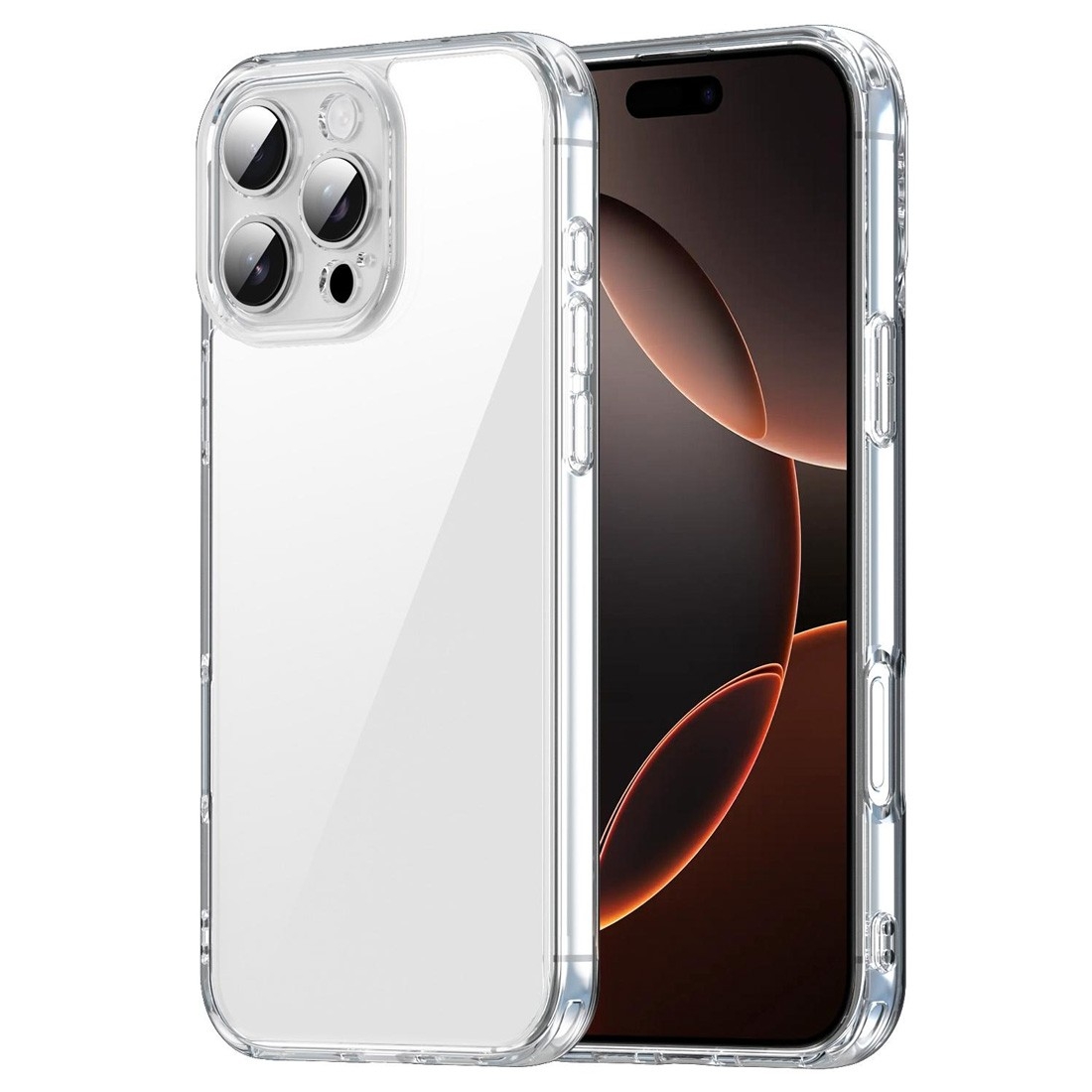 Coque renforcée Moxie transparente en TPU et Polycarbonate pour Apple iPhone 16 Pro Max