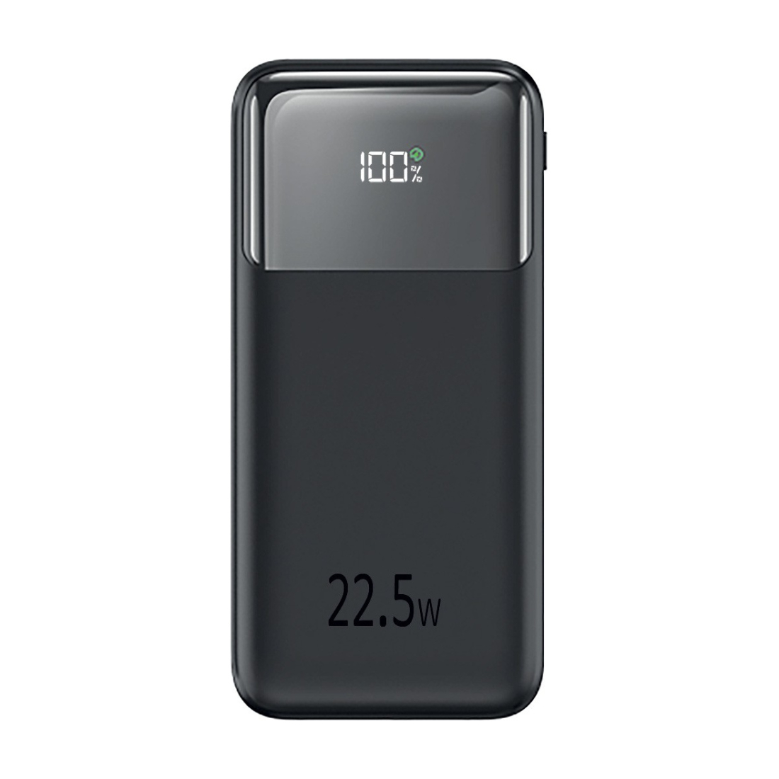 Powerbank 10000 mAh avec affichage digital 22,5W - Noir