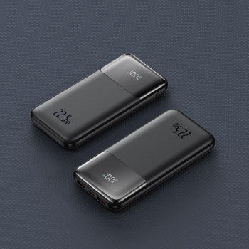 Batterie de secours avec affichage digital capacité 10000 mAh - Noir