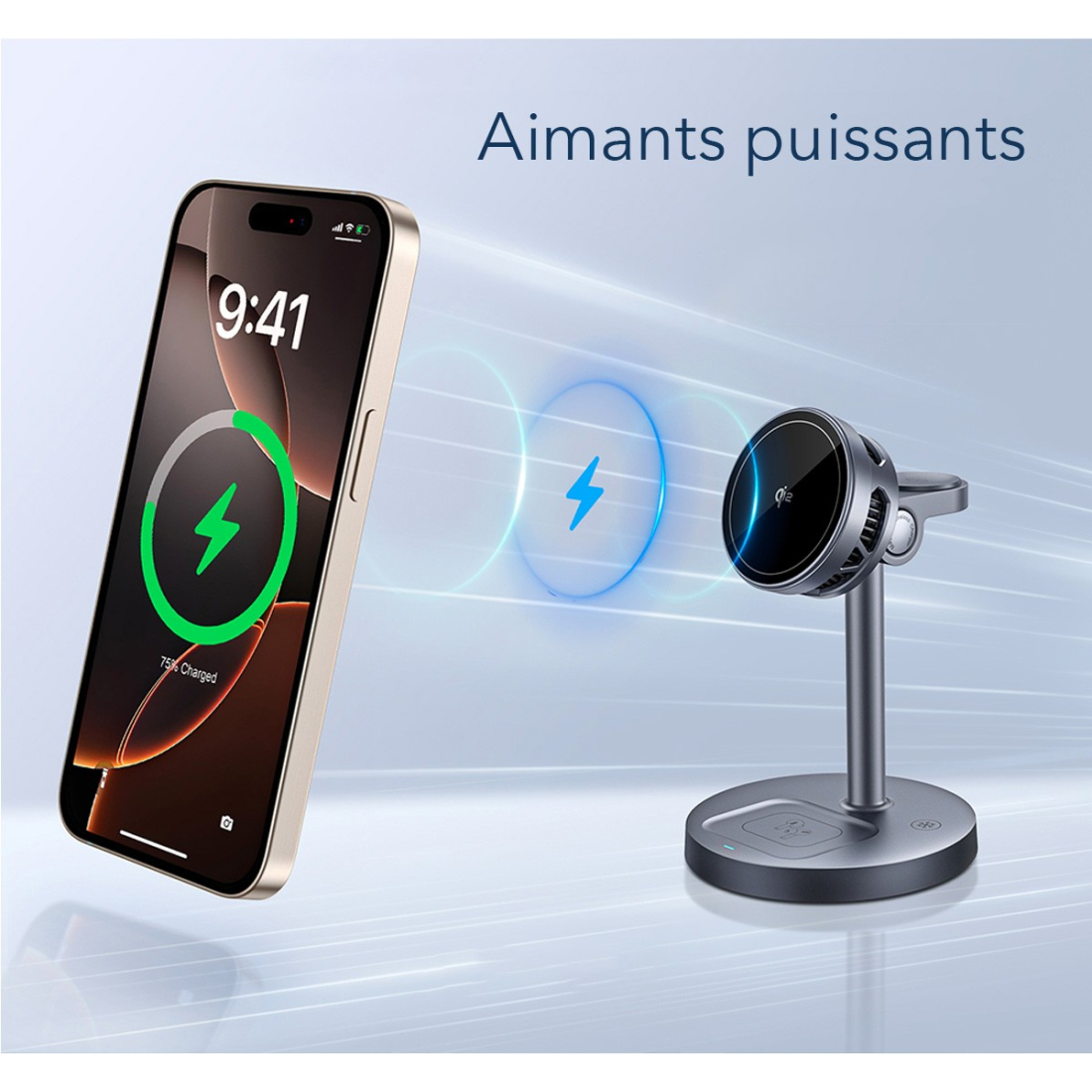Support de charge Magsafe 3en1 avec ventilation Smartphone