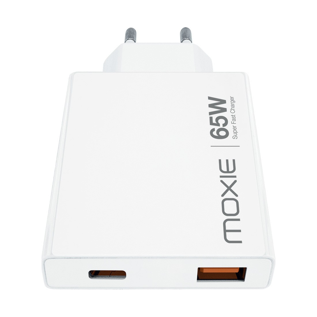 Chargeur secteur Moxie Air Power 65W GaN ultra plat - 2 ports