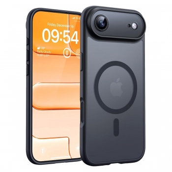 Coque renforcée semi transparente iPhone Air avec magsafe Noir