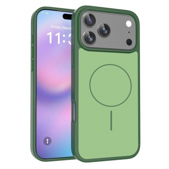 Coque renforcée de couleur iPhone 17 Pro Max avec magsafe couleur ver