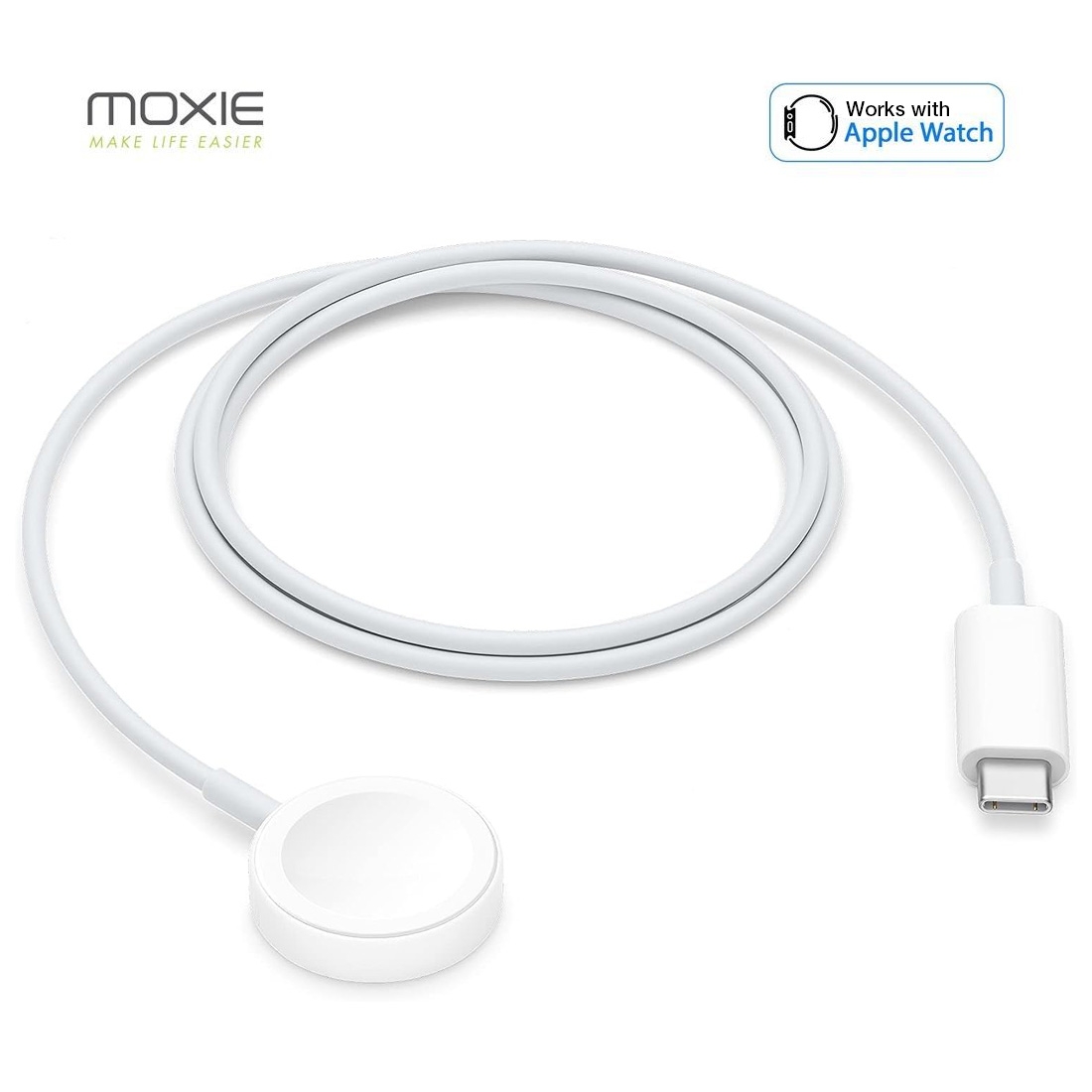 Chargeur à induction Type-C pour Apple Watch - blanc