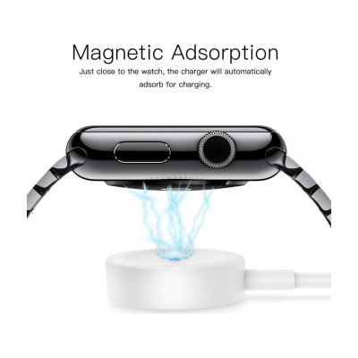 Chargeur à induction pour Apple Watch - Connectique Type-C - Blanc - Sous blister