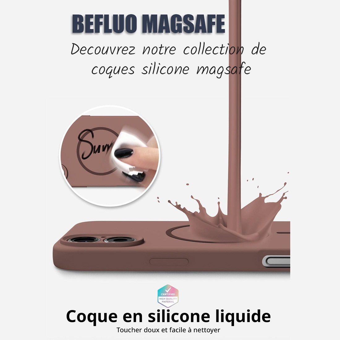 Coque renforcée BEFLUO MAGSAFE