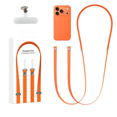 Bandouliere tissé  208 cm pour Smartphone - orange