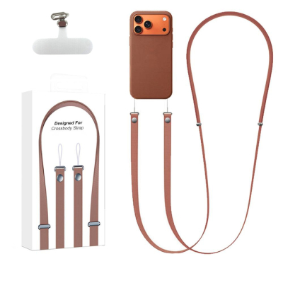 Bandouliere tissé  208 cm pour Smartphone - marron