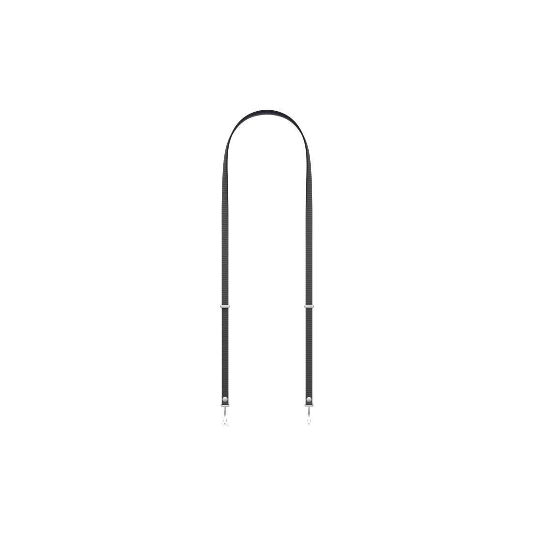 Bandouliere tissé 208 cm pour Smartphone - noir
