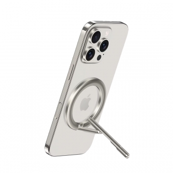 Support magnetique arrière en metal articulé pour tout smartphone