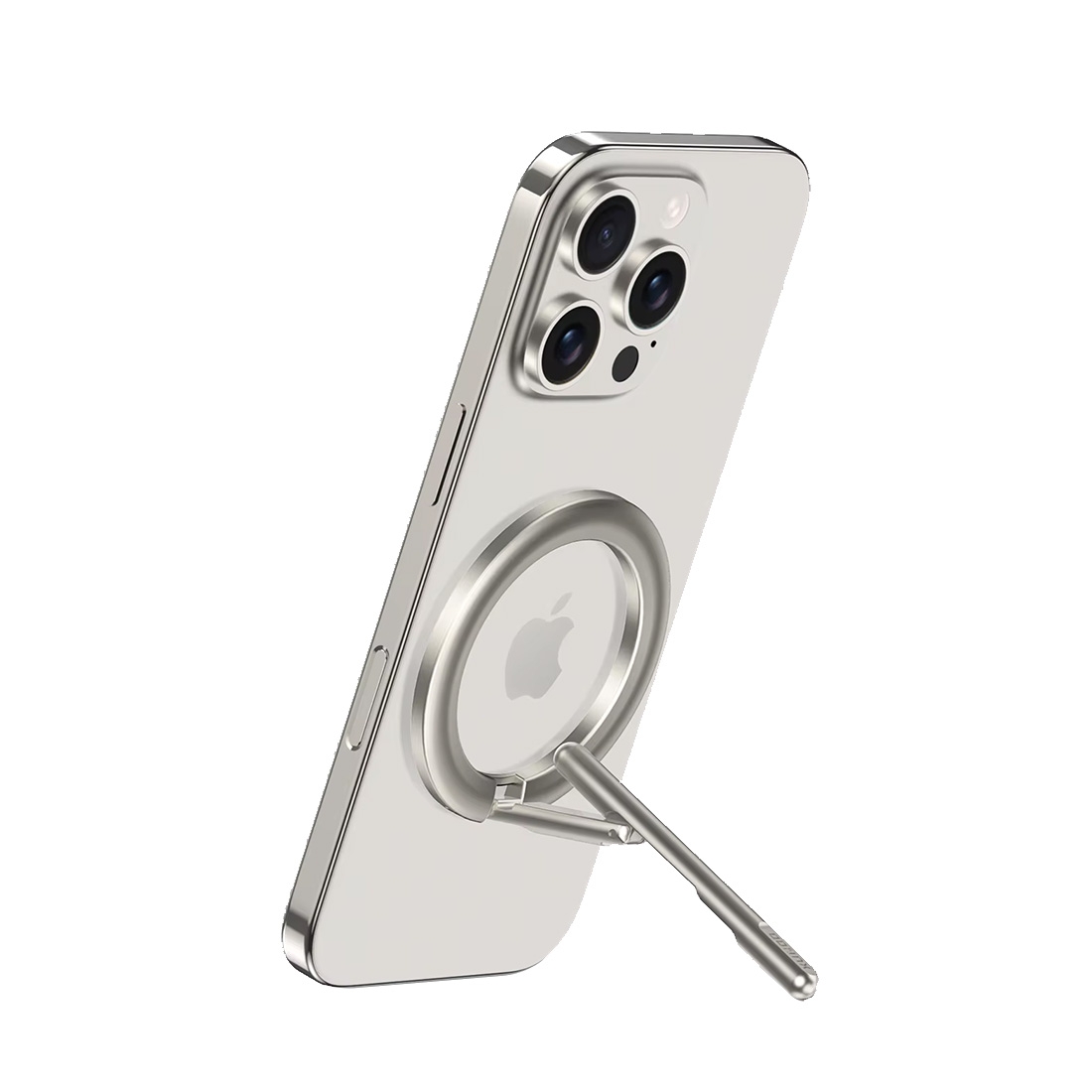 Support magnetique arrière en metal articulé pour tout smartphone