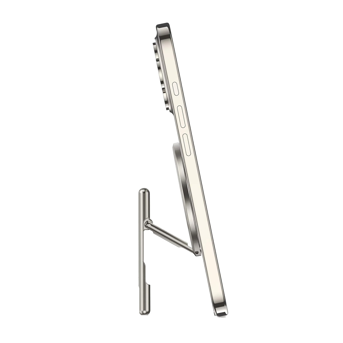 Support magnetique arrière en metal articulé pour tout smartphone