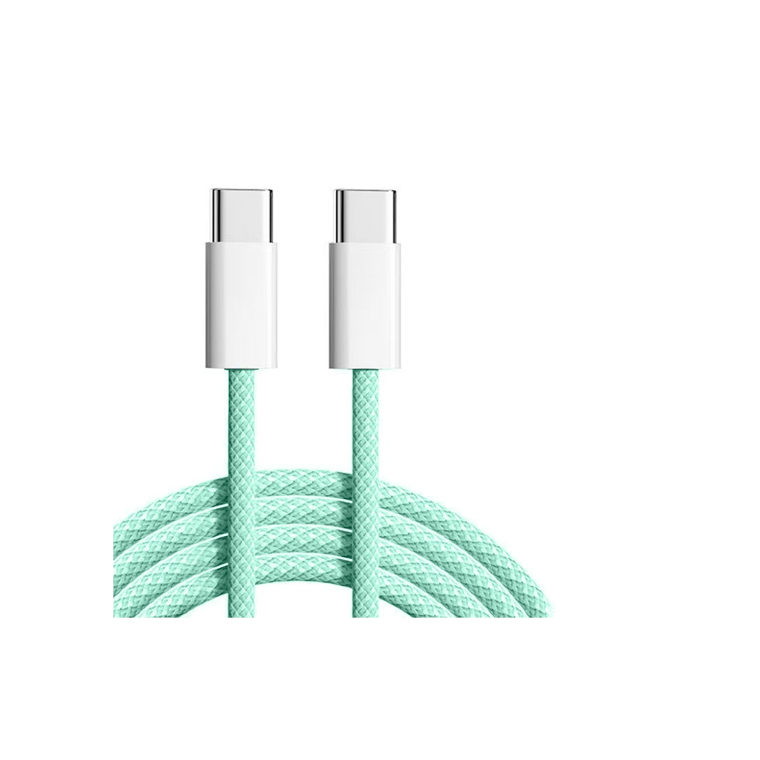 Cable Data Tressé Gamme Nylon POP Type-C vers Type-C - Vert