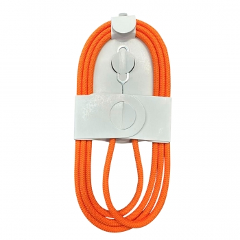 Cable Data Tressé Gamme Nylon POP Type-C vers Type-C - Orange