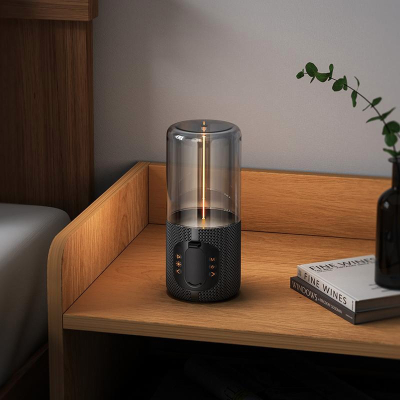 Enceinte bluetooth TWS 5W avec halo de lumiere