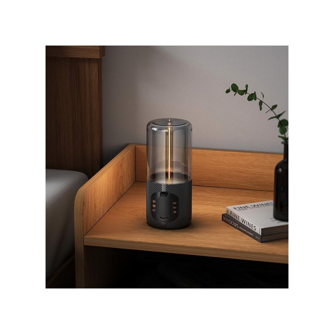 Enceinte bluetooth TWS 5W avec halo de lumiere