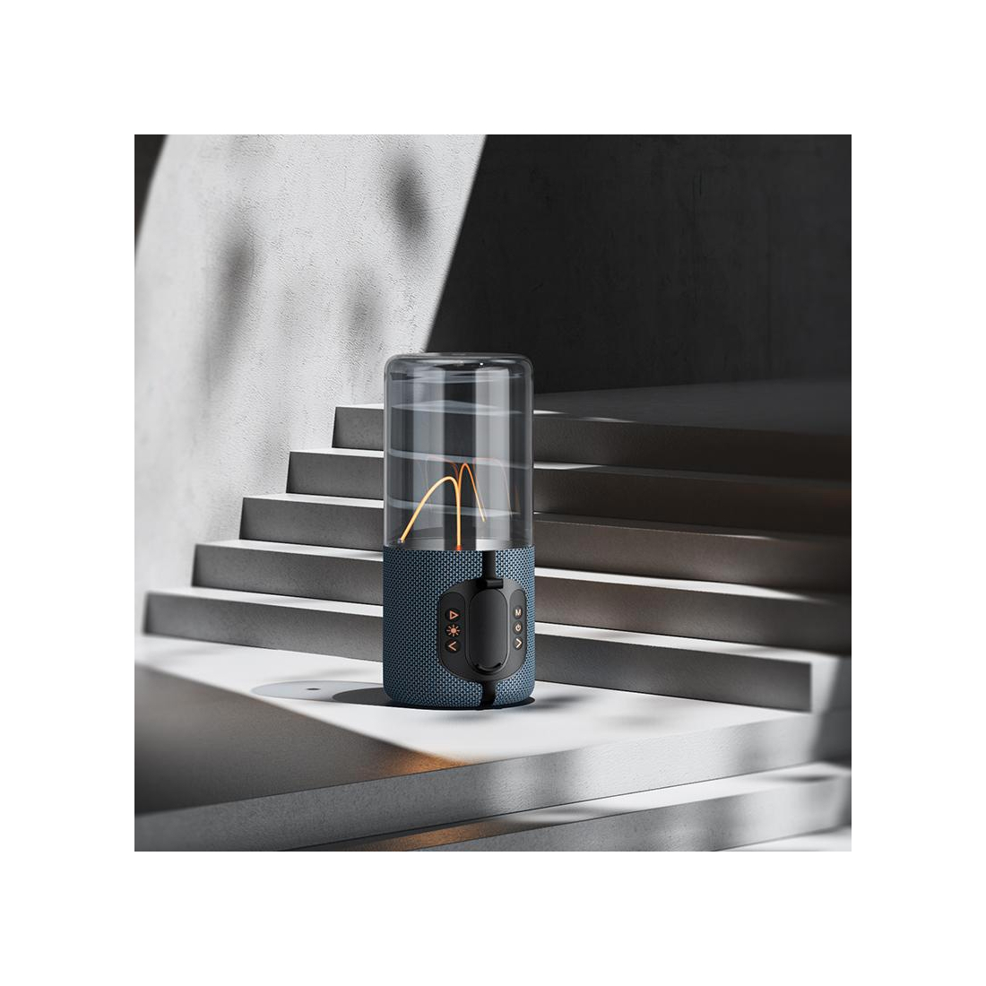 Enceinte bluetooth TWS 5W avec halo de lumiere