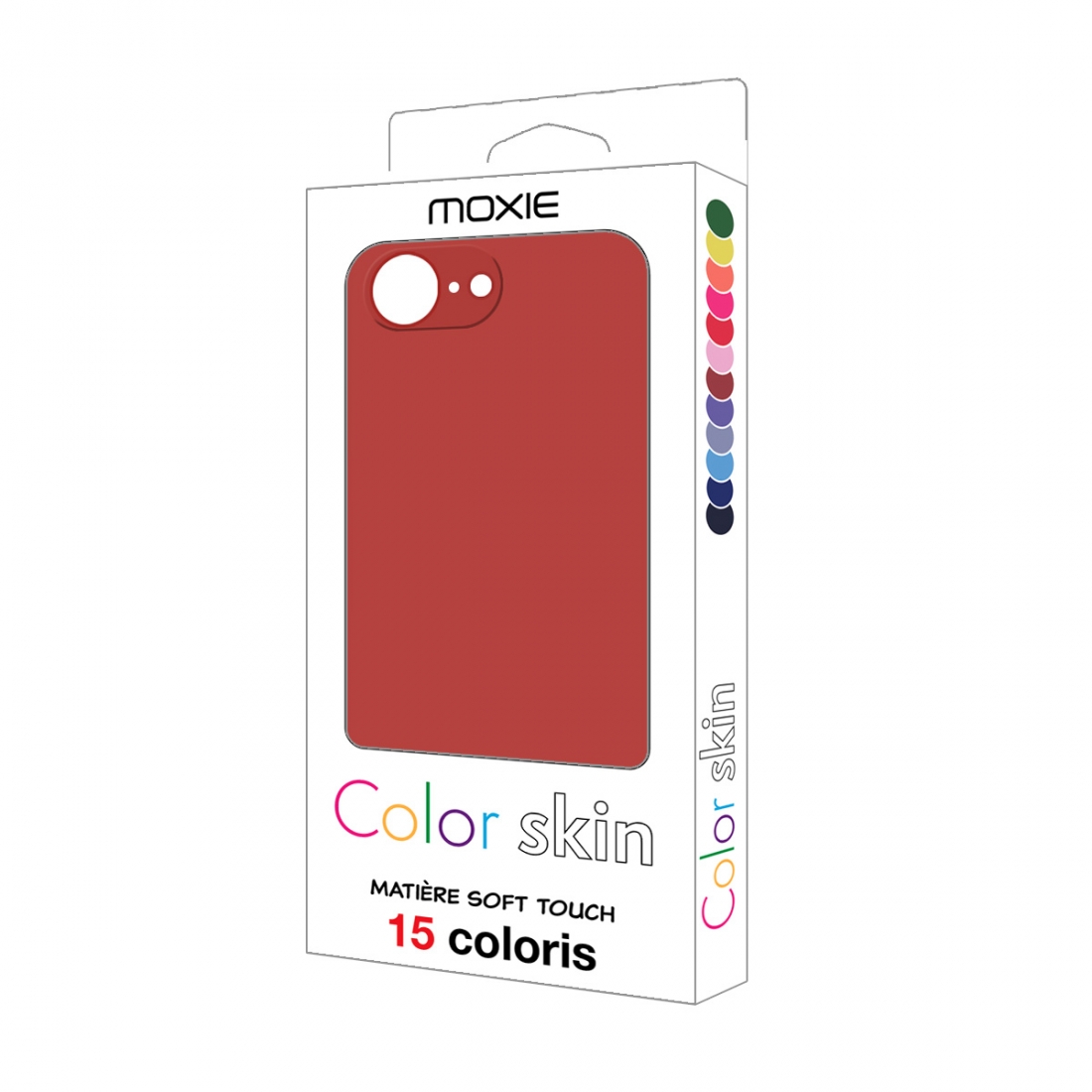 Coque premium Color Skin pour  iphone 16e - bordeau