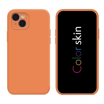 Coque premium Color Skin pour iphone 15  - Nectarine