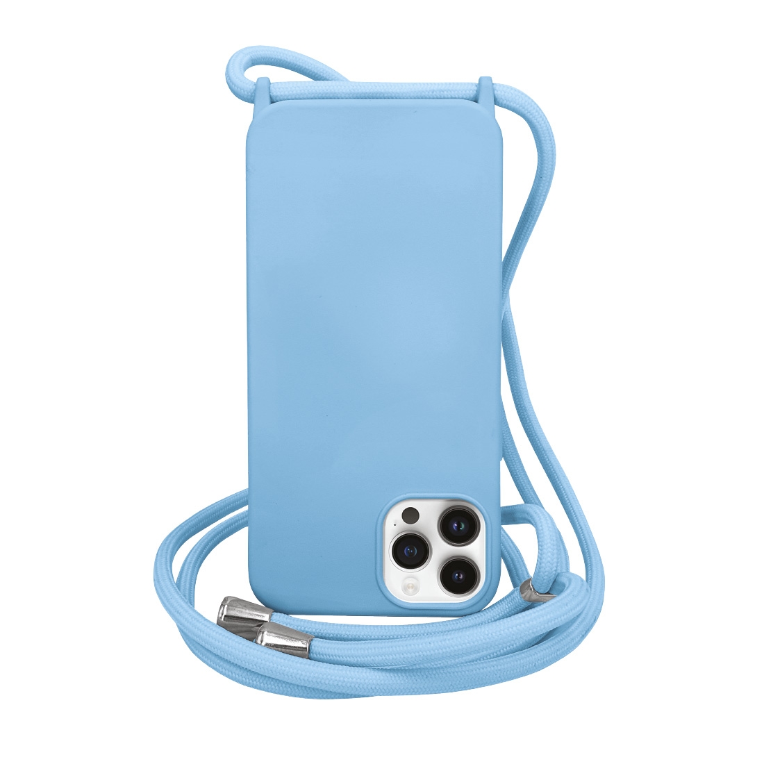 Coque premium + lacet Color lace pour iphone 14 Pro - bleu glacier