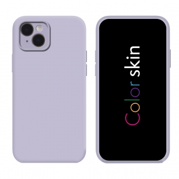 Coque premium Color Skin pour iphone 15  - Gris lavande