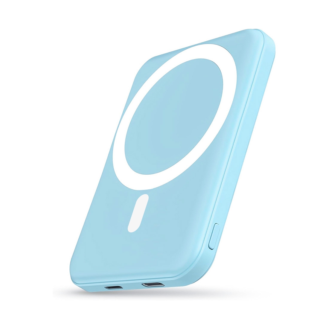 Batterie de secours MagSafe 5000mah charge rapide - Bleu clair